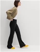 Pure Cotton Seam Detail Flared Joggers