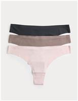 3pk Invisible No VPL Thongs
