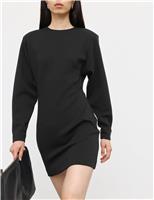 Scuba Mini Shift Dress