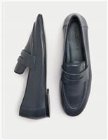 Soft Leather Flat Loafers
