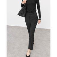 Autograph Wool Blend Slim Fit Ankle Grazer Trousers Black