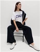 Pure Cotton Graphic Boxy T-Shirt