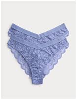 2pk Cleo Lace Miami Knickers