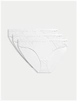 3pk Amelia Lace Bikini Knickers