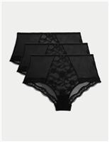 3pk Jasmine Lace High Rise Shorts