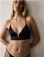 Black Label Satin Bralette