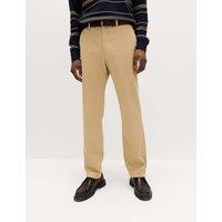 M&S Regular Fit Elasticated Waist Chinos Sand