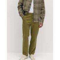 M&S Regular Fit Stretch Chinos Olive