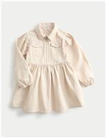 Pure Cotton Denim Dress (2-8 Yrs)