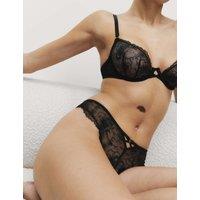 Boutique Arianna Embroidery Miami Knickers Black