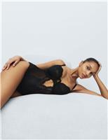 Boutique Lace Wired Body (F+) Black