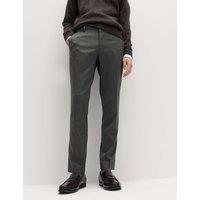 M&S 2 Pack Slim Fit Stretch Smart Trousers Charcoal