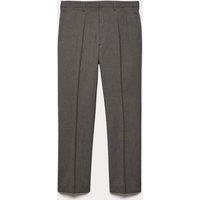 M&S 2 Pack Regular Fit Flat Front Trousers Charcoal