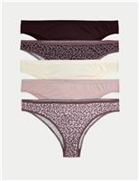 5pk Microfibre Brazilian Knickers