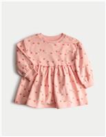 Cotton Rich Strawberry Print Jersey Dress (0-3 Yrs)