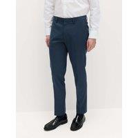 M&S Skinny Fit Smart Stretch Trousers Navy