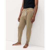 M&S Regular Fit Cotton Rich Joggers Neutral