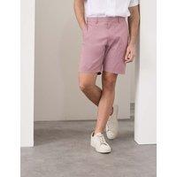 Autograph Regular Fit Super Lightweight Chino Shorts Dusted Pink