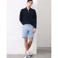 Autograph Regular Fit Super Lightweight Chino Shorts Light Blue