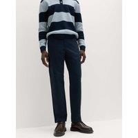 M&S Regular Fit Pure Cotton Chinos Navy