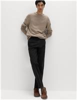 M&S Regular Fit Pure Cotton Chinos Navy