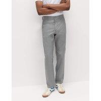 M&S Regular Fit Pure Cotton Chinos Ash Grey