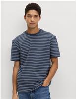 Relaxed Fit Cotton Rich Stripe T-Shirt