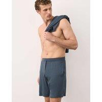 Autograph Supima Cotton Modal Pyjama Shorts Dark Petrol