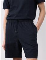 Cotton Rich Jacquard Pyjama Shorts