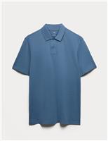 M&S Pure Cotton Jersey Polo Shirt White