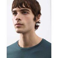 Autograph Pure Supima Cotton Performance Crew Neck T-shirt Dark Petrol
