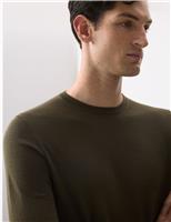 Pure Extra Fine Merino Wool Crew Neck Jumper