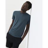 Autograph Premium Supima Cotton Blend T-Shirt Vest Dark Petrol