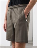 Regular Fit Cotton Rich Textured Shorts