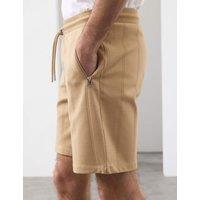 Autograph Regular Fit Cotton Rich Drop Needle Shorts Sand