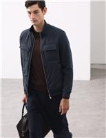 Cotton Rich Zip Up Pocket Jacket