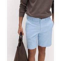 M&S Regular Fit Stretch Chino Shorts Powder Blue
