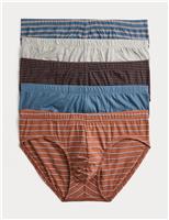 5 Pack Pure Cotton Cool & Fresh Striped Slips