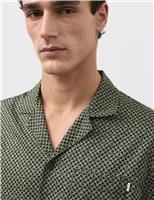 Cotton Rich Printed Pyjama Top