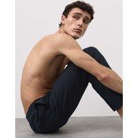 Autograph Linen Rich Pyjama Bottoms Dark Navy