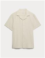 Pure Cotton Textured Shirt