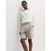 M&S Ultimate Stretch Chino Shorts Pebble