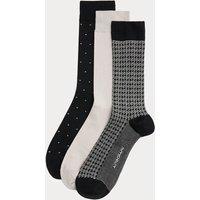 Autograph 3 Pack Mercerised Cotton Rich Socks Black Mix