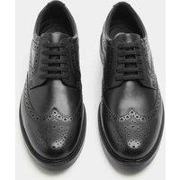 M&S Smart Step Technology Airflex Leather Brogues Black