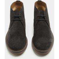 M&S Suede Gum Sole Chukka Boots Dark Charcoal
