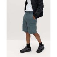 M&S Straight Fit Cargo Shorts Dark Slate