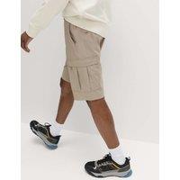 M&S Straight Fit Cargo Shorts Mushroom