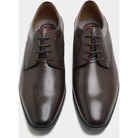M&S Leather Derby Shoes Dark Brown