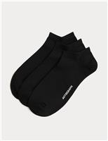 Autograph 3 Pack Egyptian Cotton Rich Trainer Liners Navy