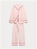 Pure Cotton Heart Pyjamas (1-16 Yrs)